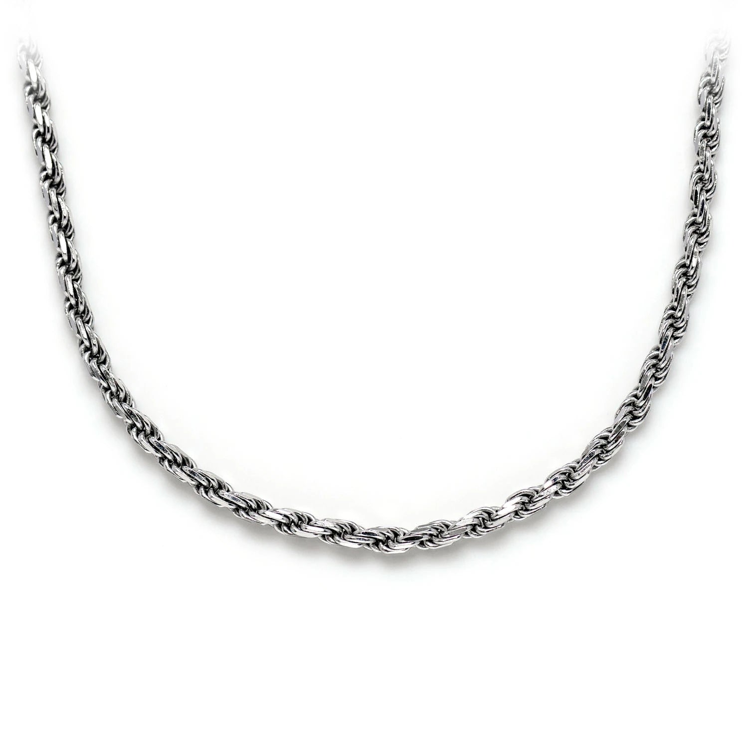 Sterling Silver Rope Chain | 925 Sterling Silver | Icebox – Icebox