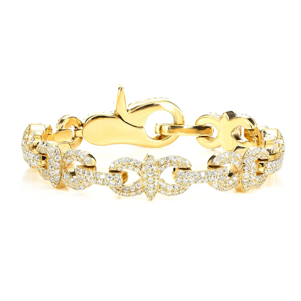 Diamond Infinity Link Bracelet