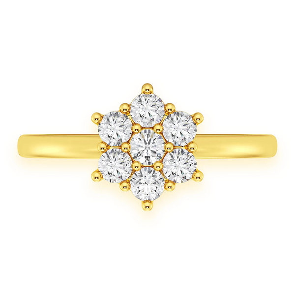 Flower Diamond Ring