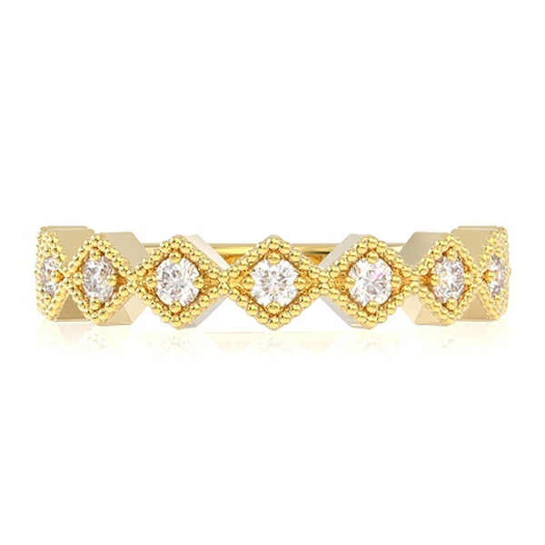 Slim Diamond Stackable Ring