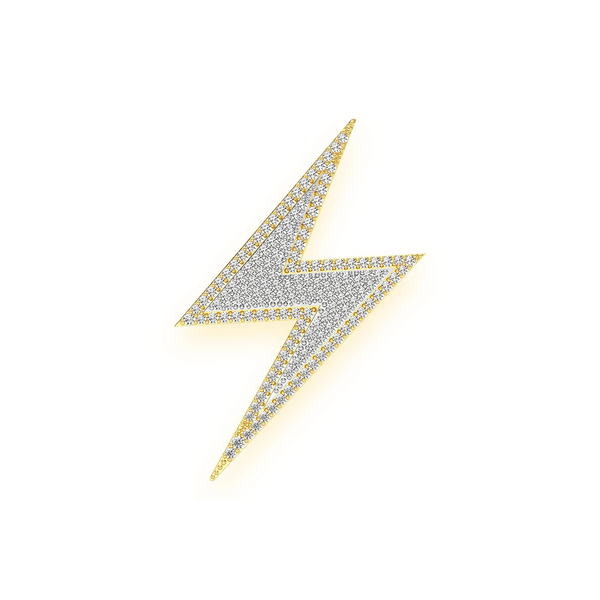 Hidden Bail Lightning Pendant
