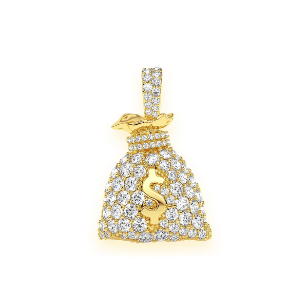 Money Bag Diamond Pendant