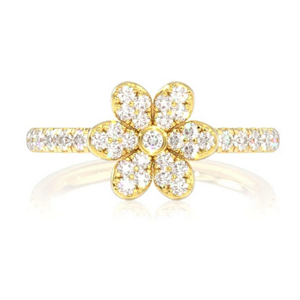 Diamond Petal Ring