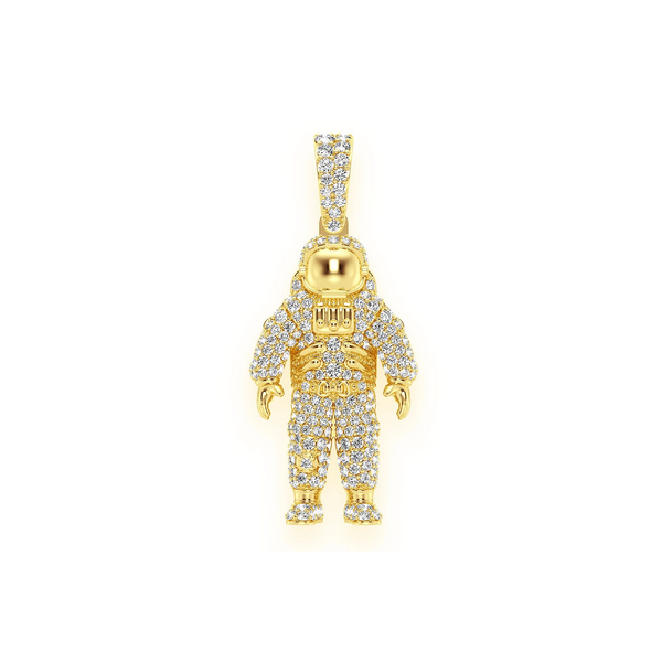 Astronaut Diamond Pendant
