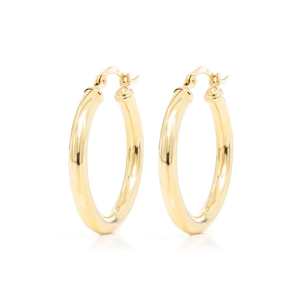3mm Gold Hoop Earrings