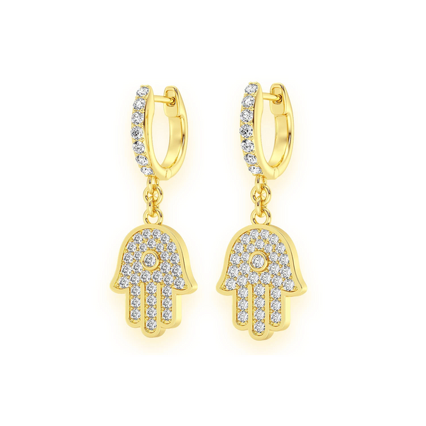 Hamsa Diamond Drops