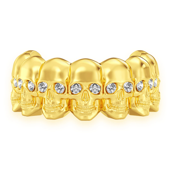 Nine Skull Diamond Ring