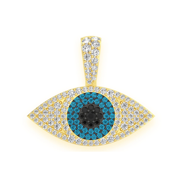 Evil Eye Diamond Pendant