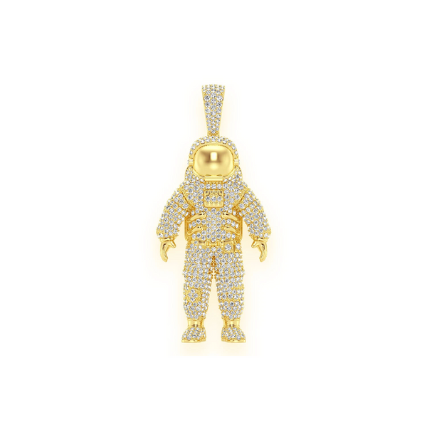 Astronaut Diamond Pendant