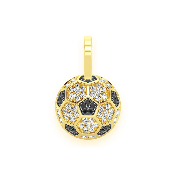 Soccer Ball Diamond Pendant