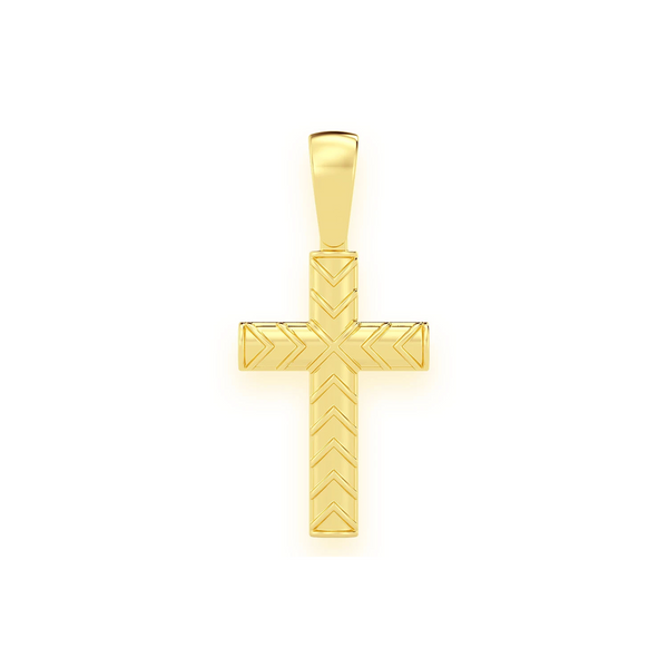 X Design Cross Pendant