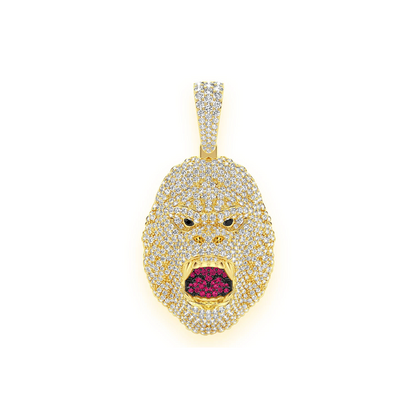 Gorilla Diamond Pendant