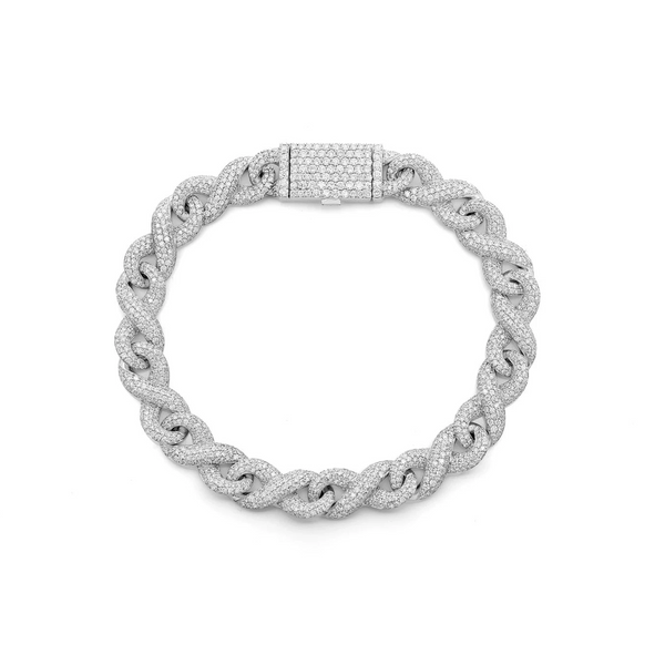 Infinity Diamond Link Bracelet