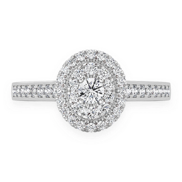 Oval Diamond Engagement Ring