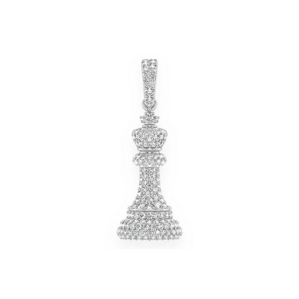 King Chess Diamond Pendant