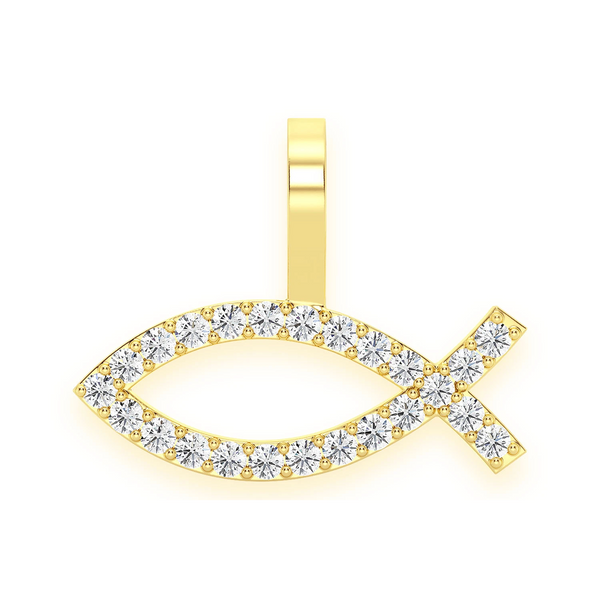 Ichthys Diamond Pendant