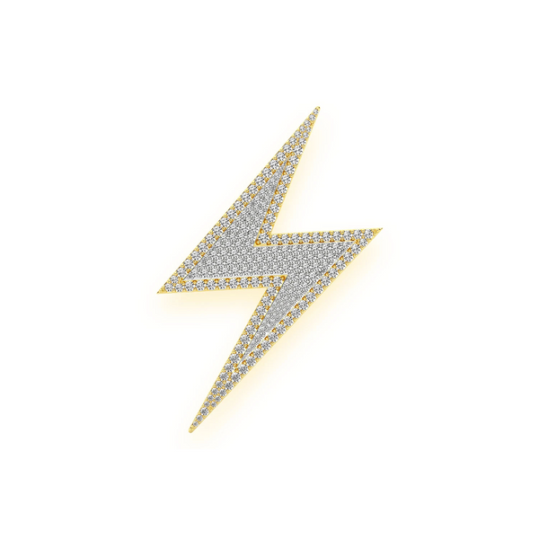Hidden Bail Lightning Pendant