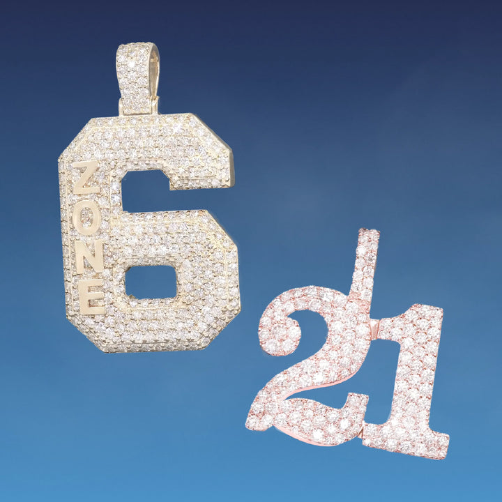 Number Pendants
