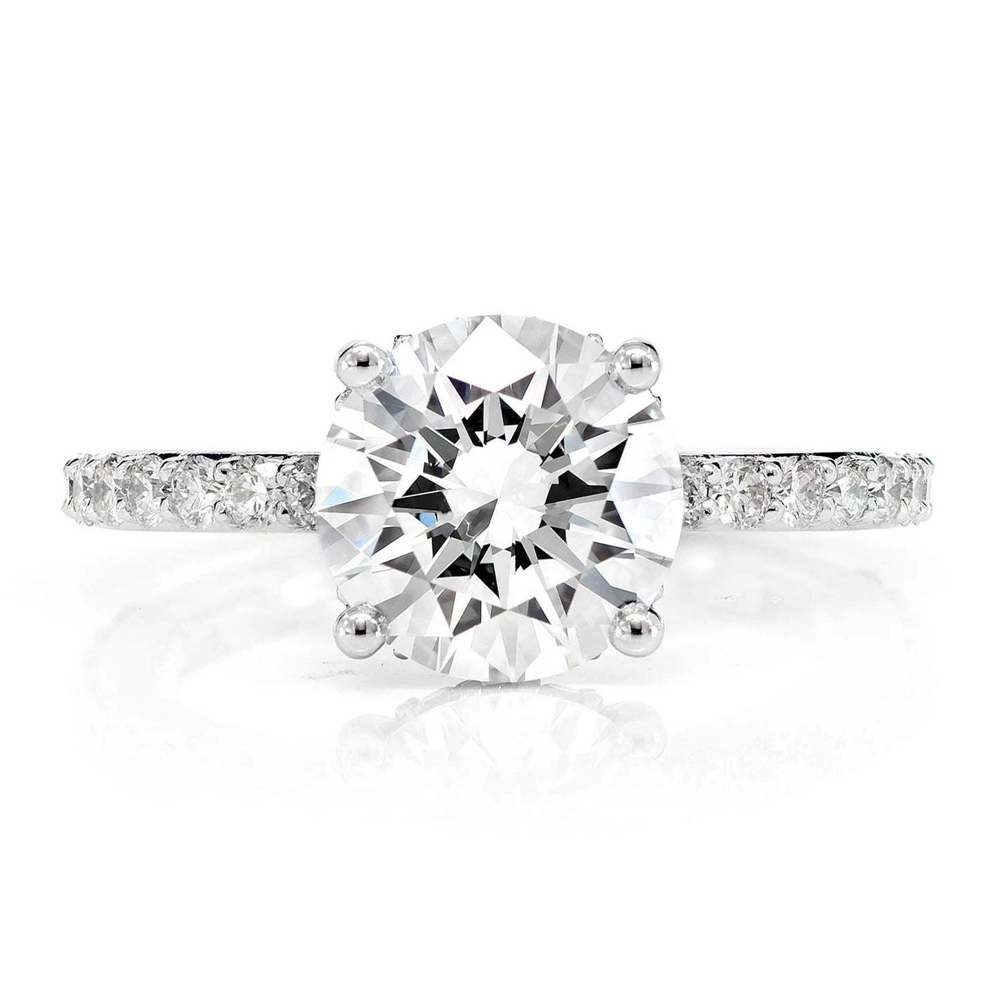 2.50ct - Round Solitaire Diamond Engagement Ring