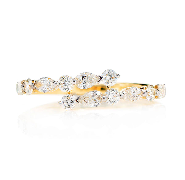 Multi-Shape Diamond Bypass Band