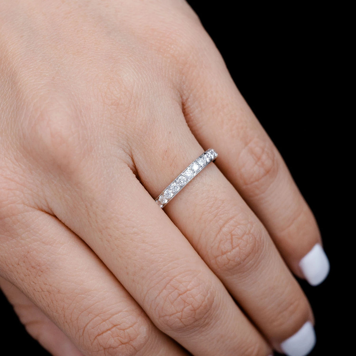 Border Band Diamond Ring