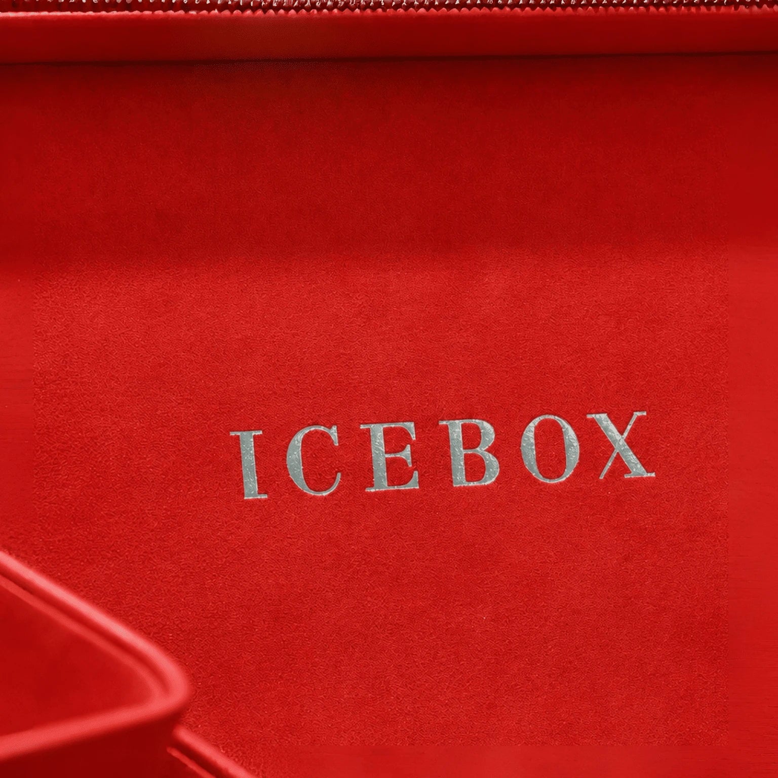 Icebox Large Traveler Case in red, 4-watch capacity, detail view 7