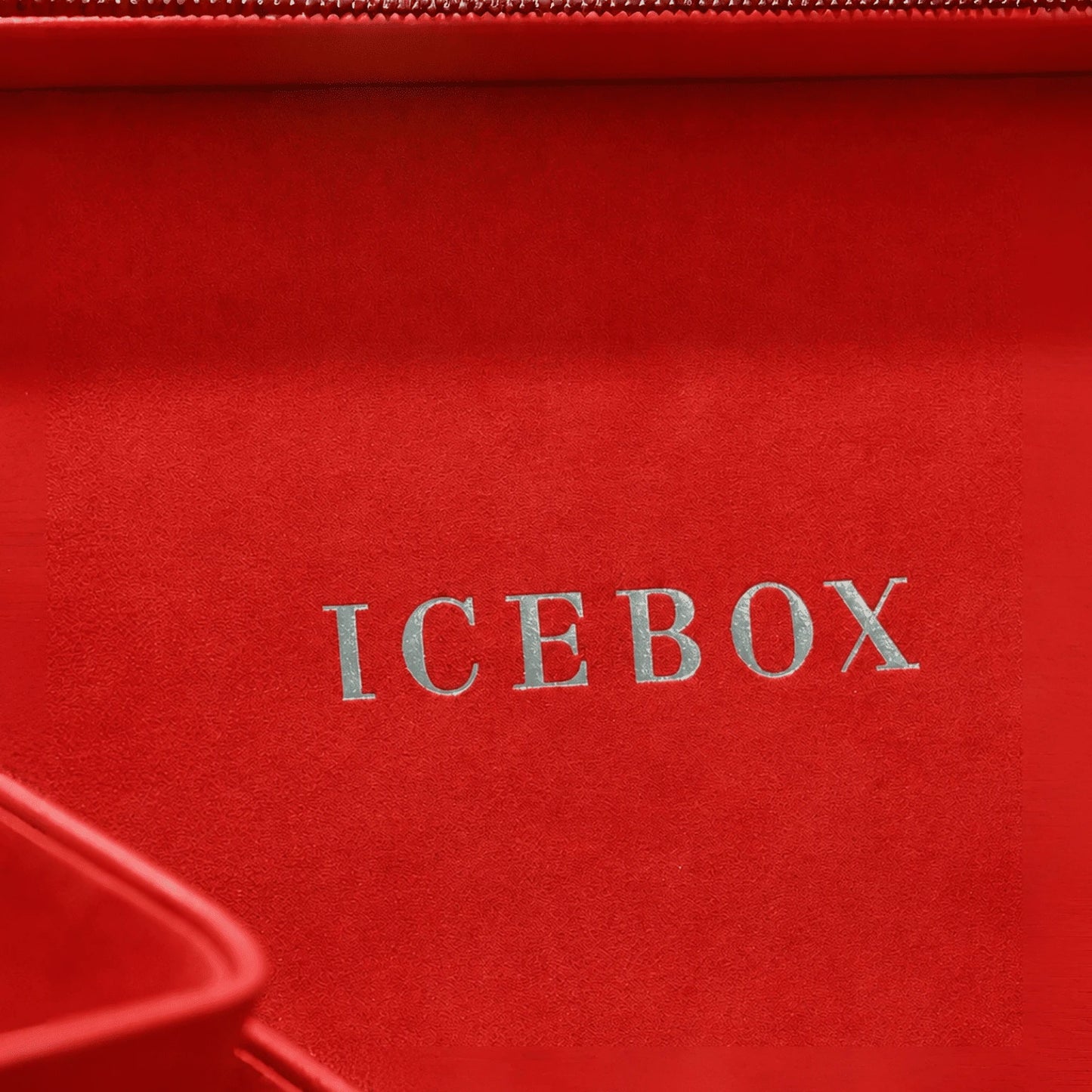 Icebox Large Traveler Case in red, 8-sunglass capacity, detail view 7