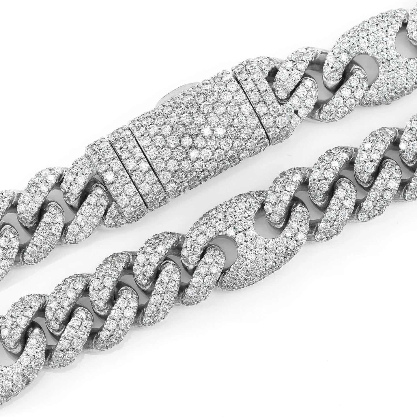 Mariner Cuban Link Diamond Necklace