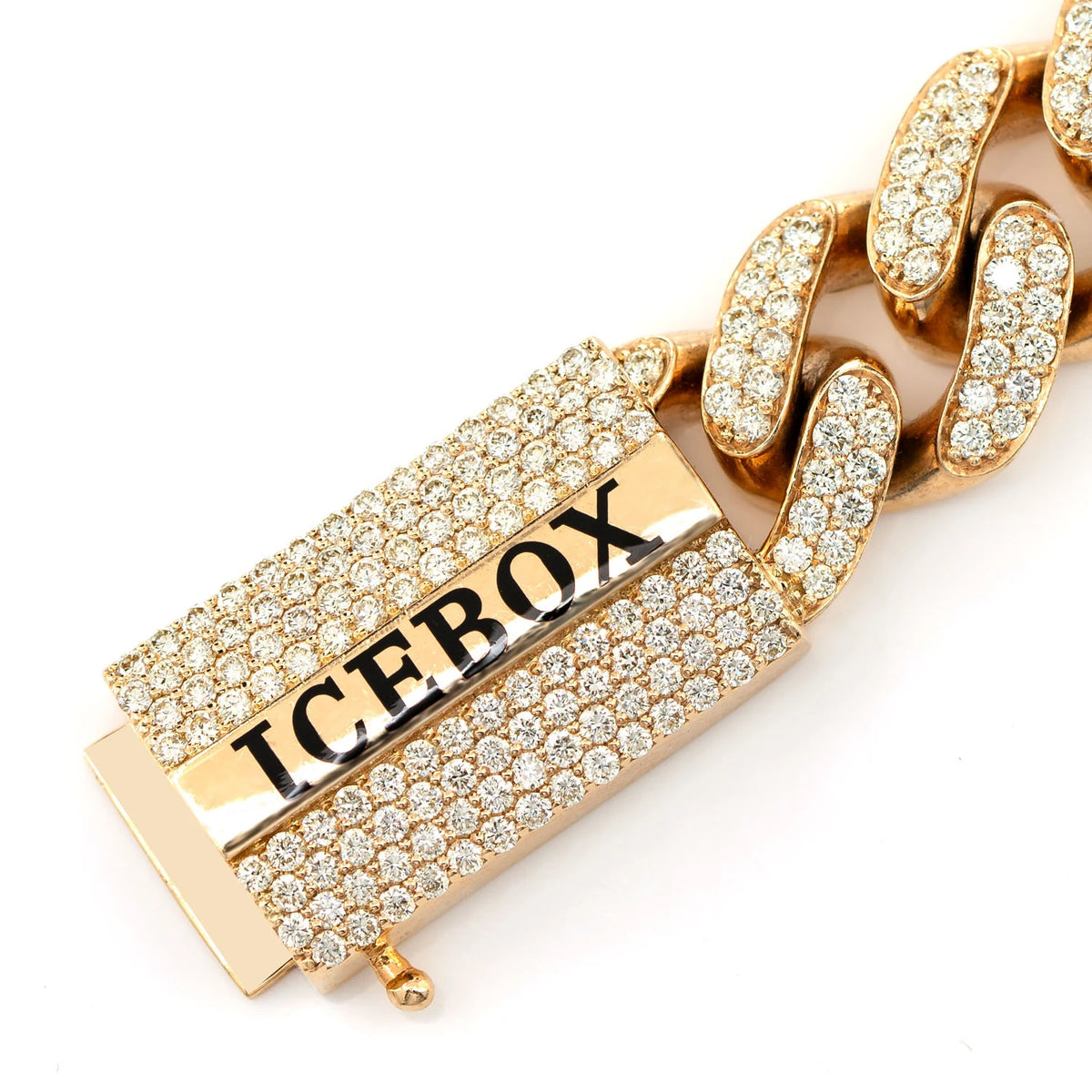 14mm Miami Cuban Link Diamond Bracelet