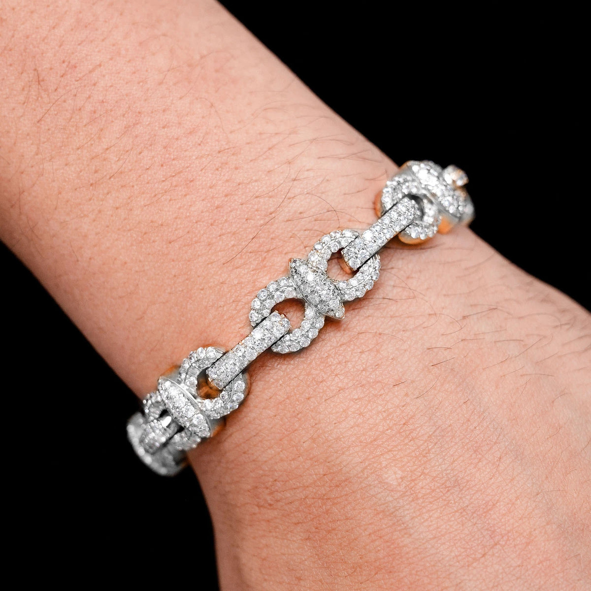 Diamond Infinity Link Bracelet