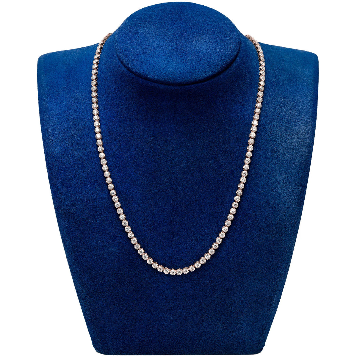 Crown Diamond Tennis Necklace
