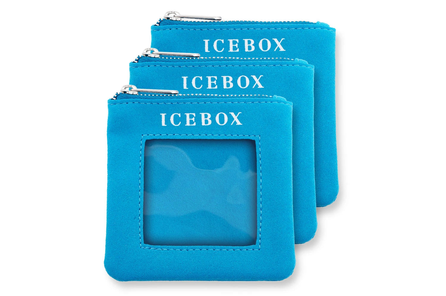 Icebox 3 Zipper Travel Pouches in Medium, exterior view