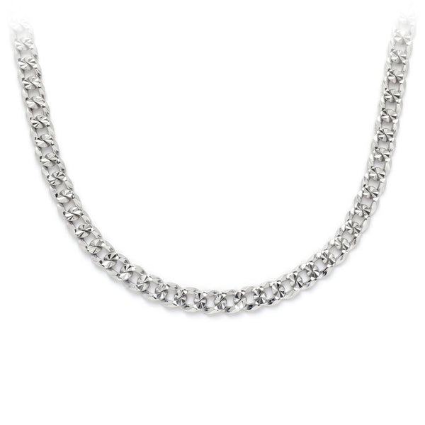 Sterling Silver Flat Curb Chain