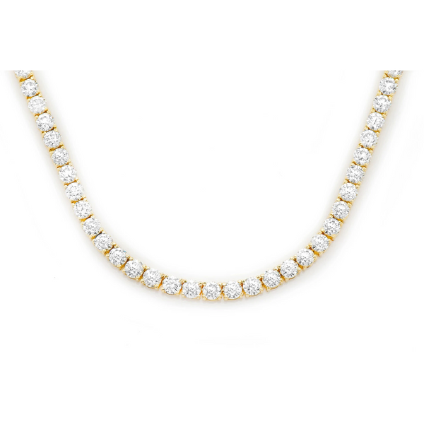 Prong Diamond Tennis Necklace