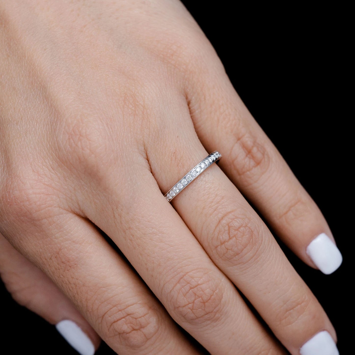 Border Band Diamond Ring 0.25ctw