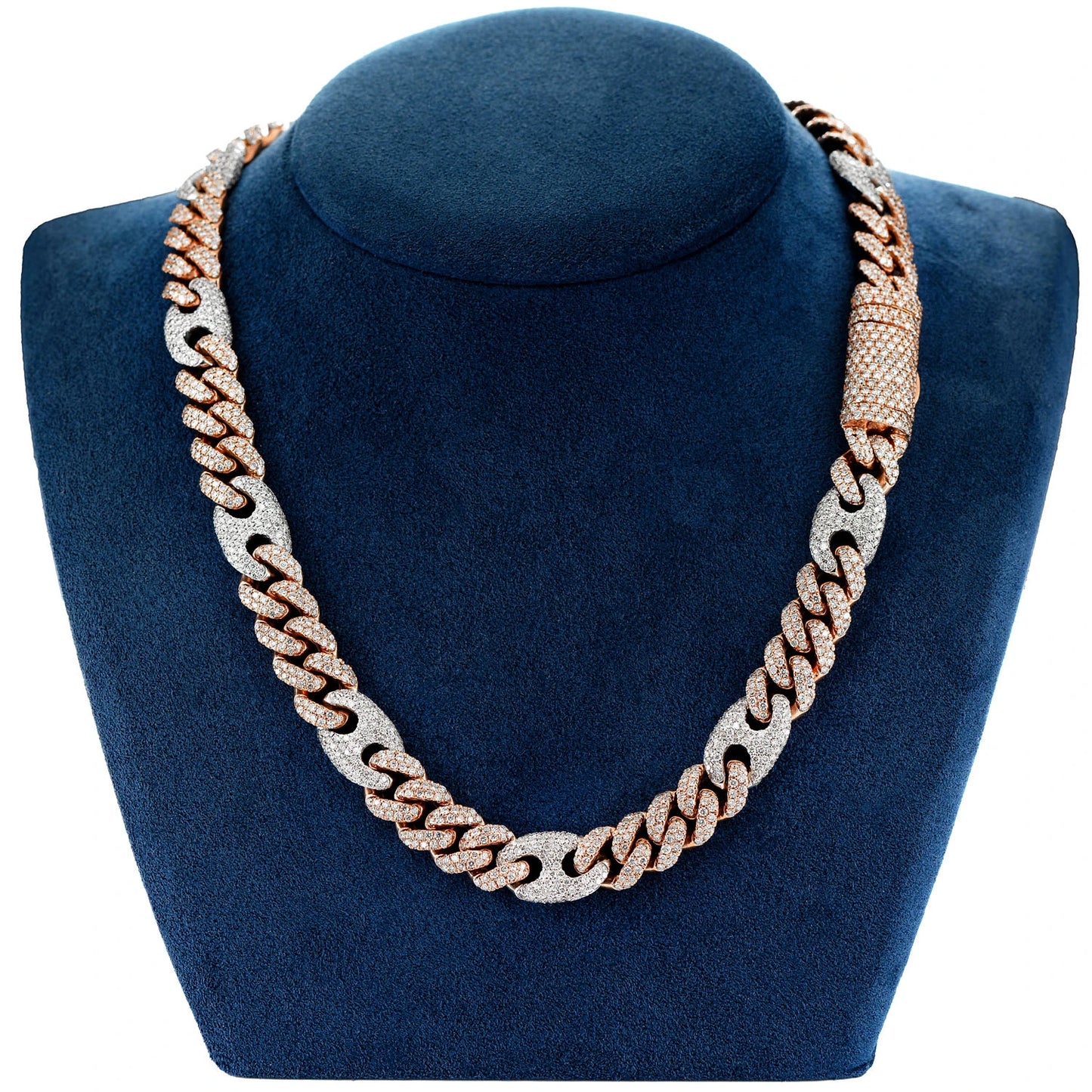 Mariner Cuban Link Diamond Necklace