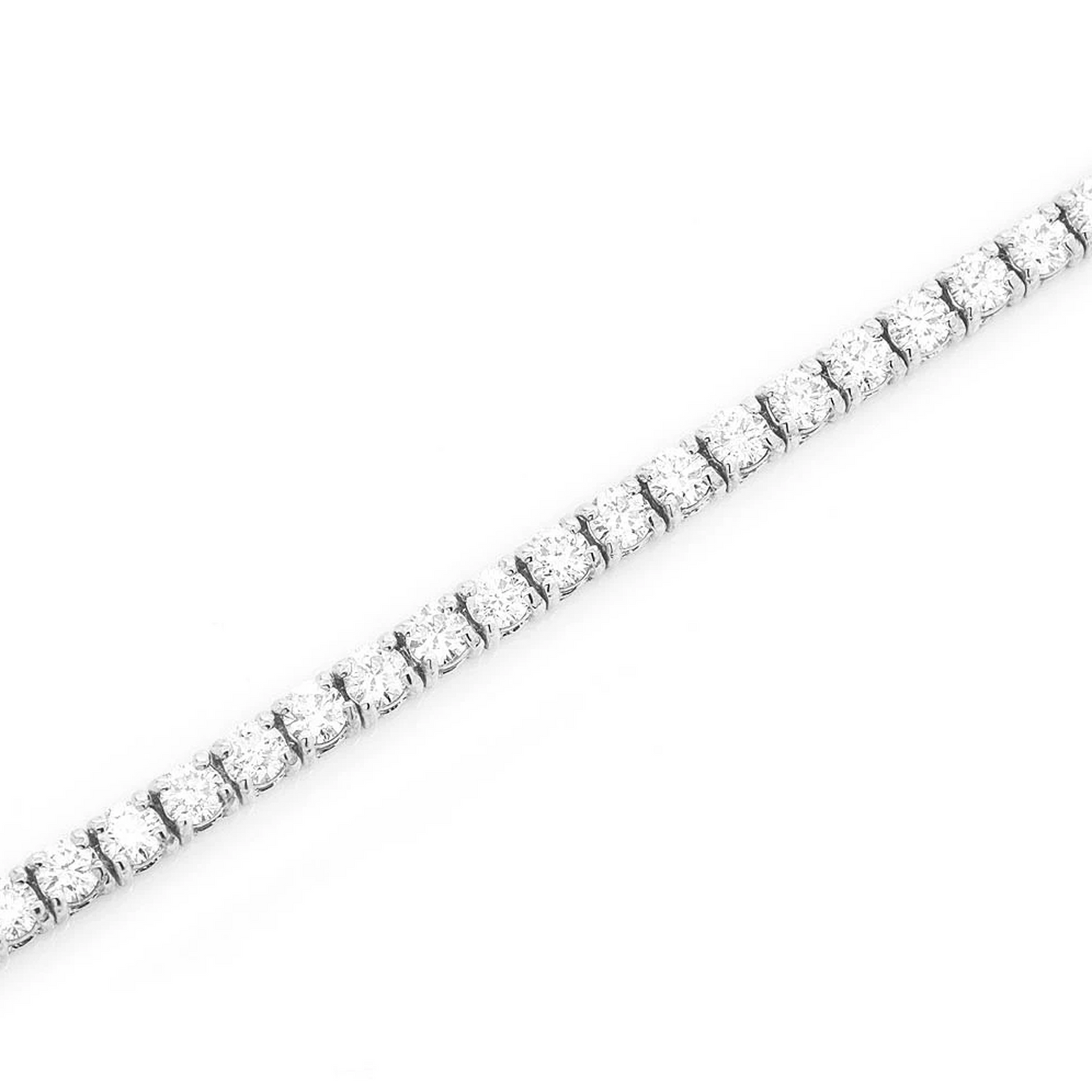 Prong Diamond Tennis Bracelet in 14K white gold, 5pt / 3.00ctw, detail view
