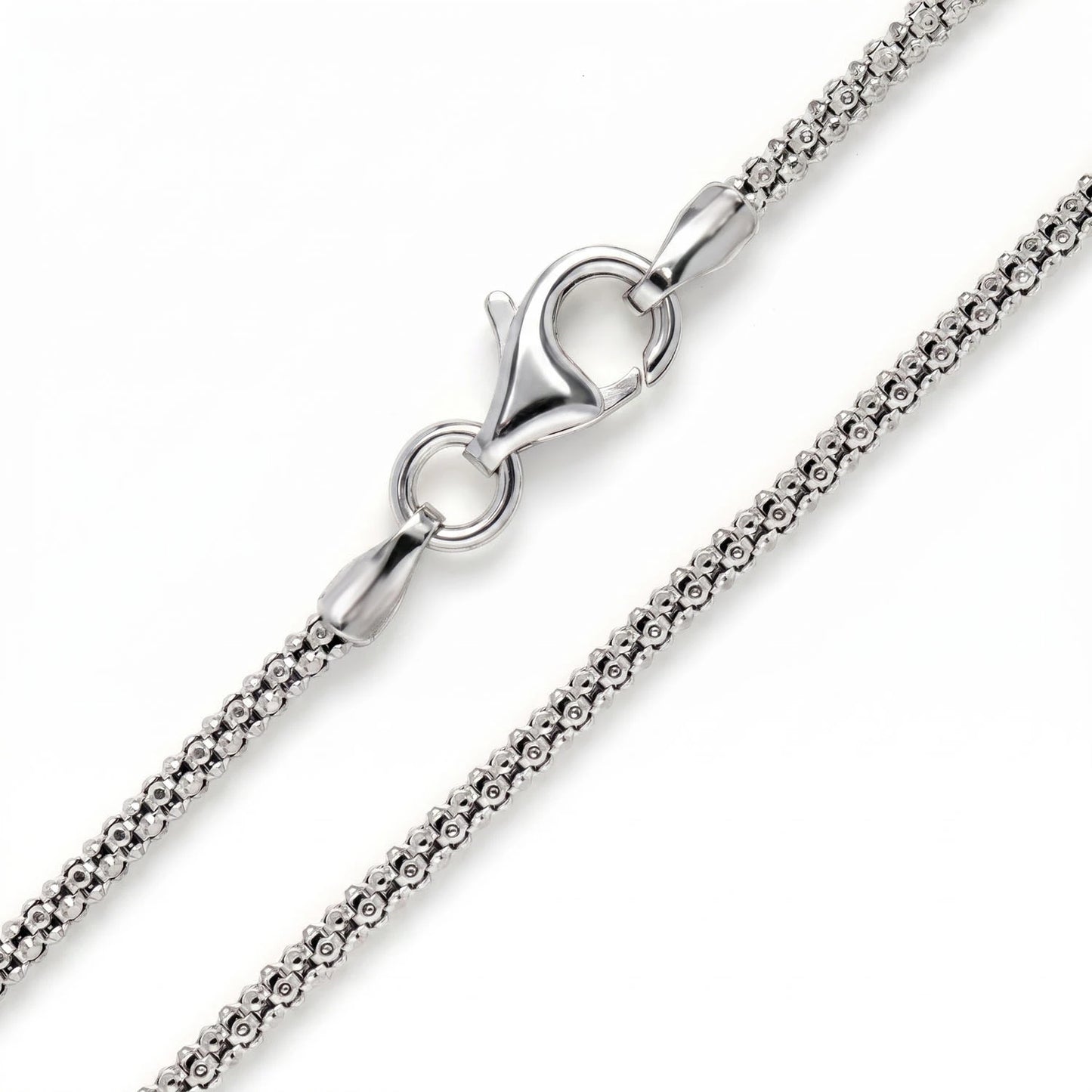 1.5mm Sterling Silver Wheat Chain