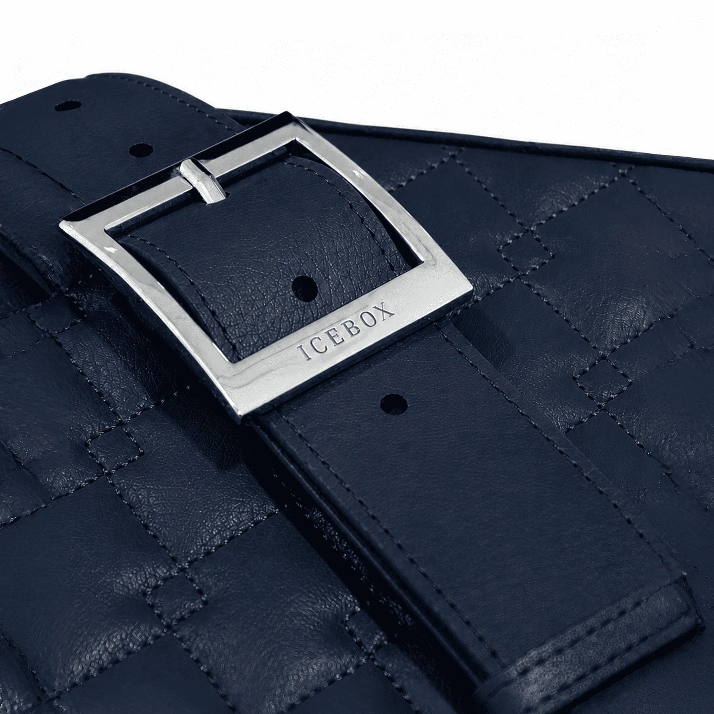 Icebox Large Traveler Case in navy, 2-watch capacity, detail view 6