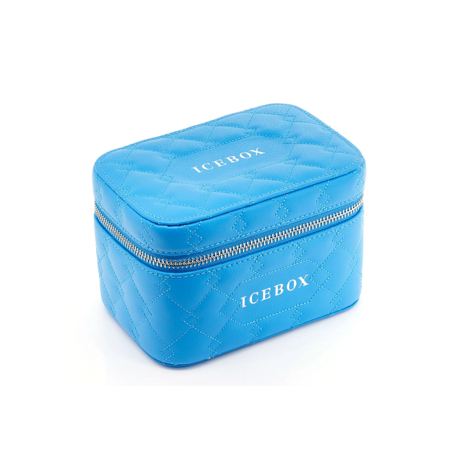 Icebox Small Traveler Case in blue, detail view 3