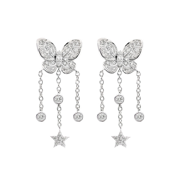 Butterfly Star Diamond Drops