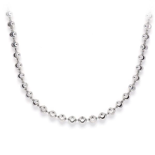 Sterling Silver Mooncut Chain