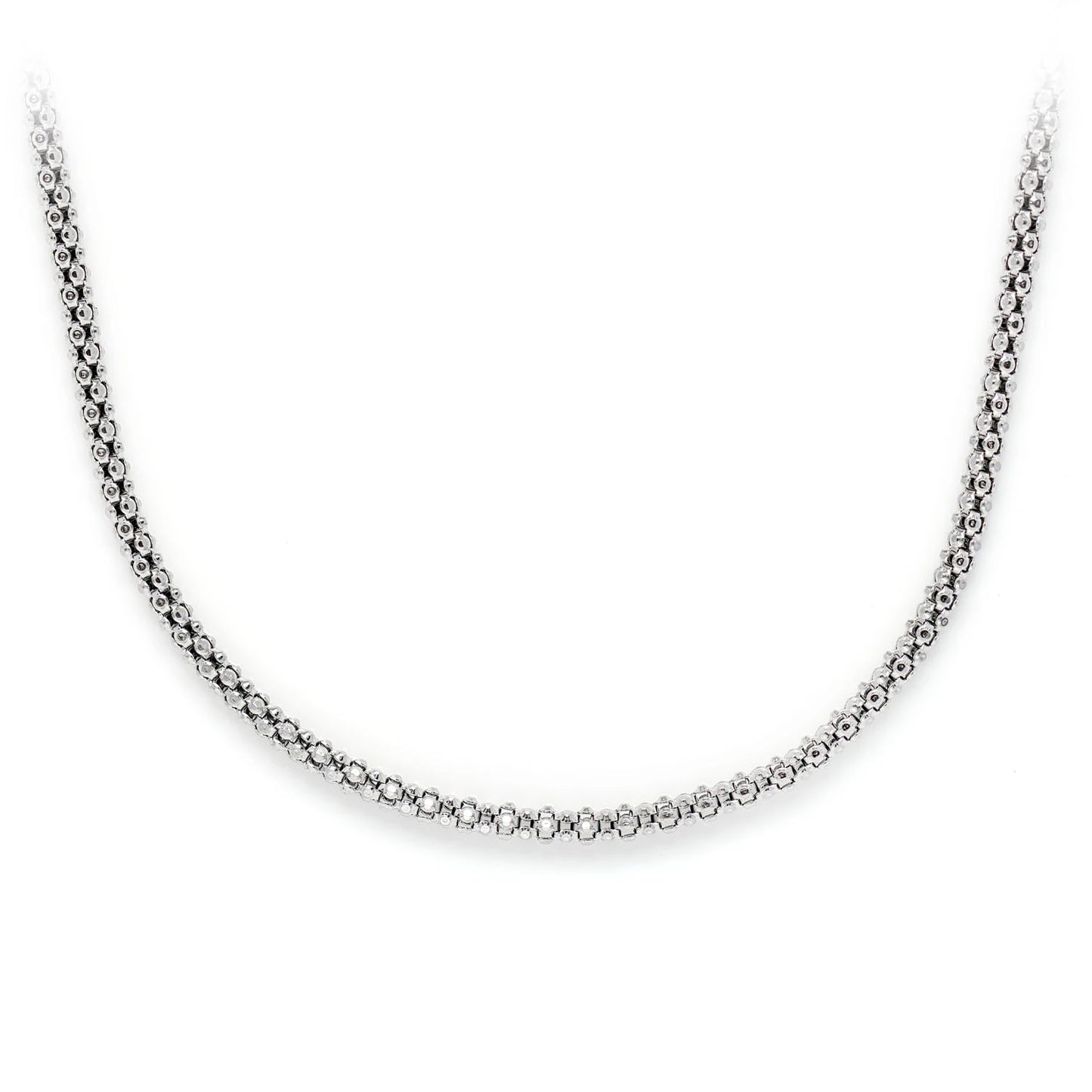 1.5mm Sterling Silver Wheat Chain