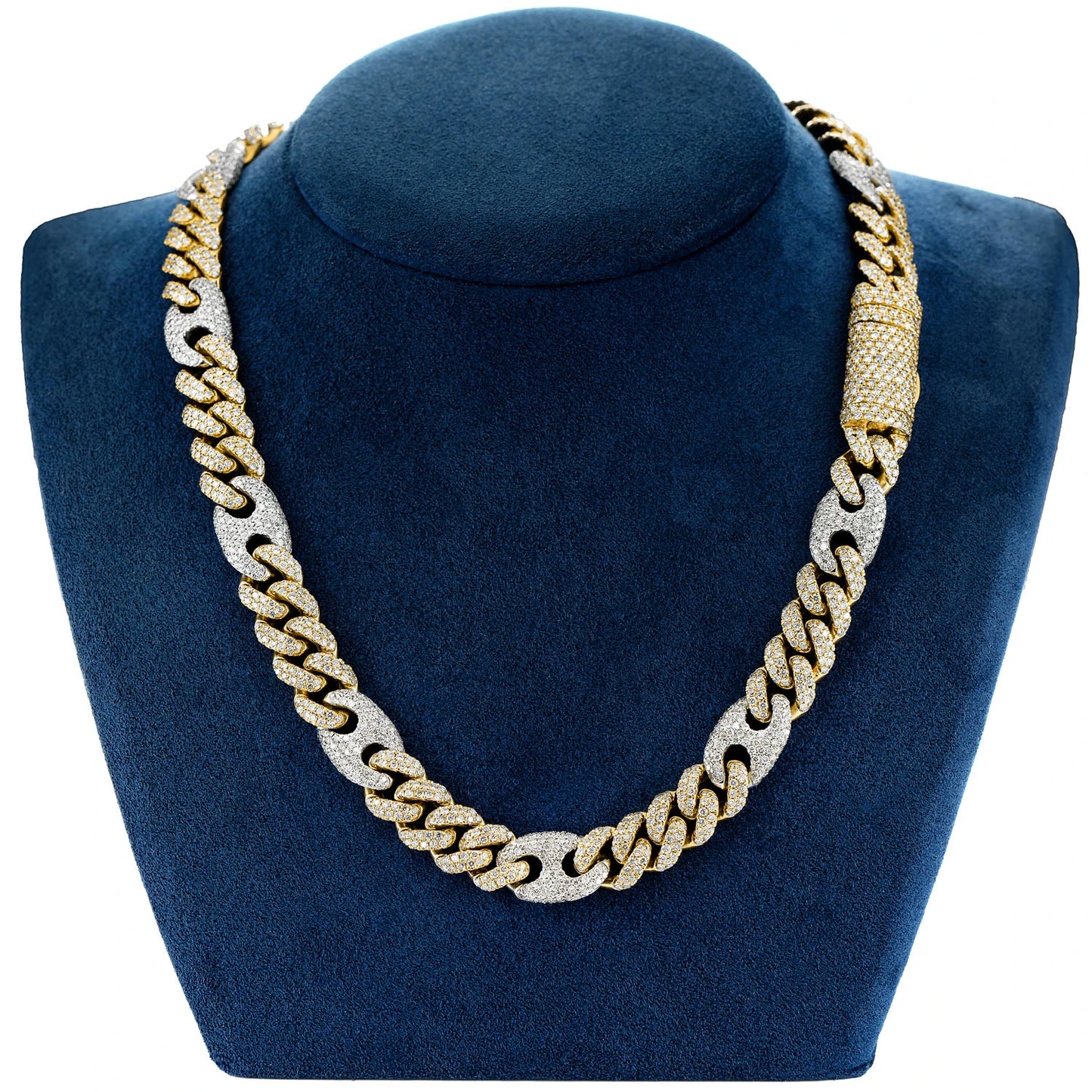 Mariner Cuban Link Diamond Necklace