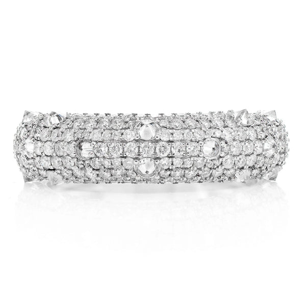 Diamond Spike Thin Band Ring