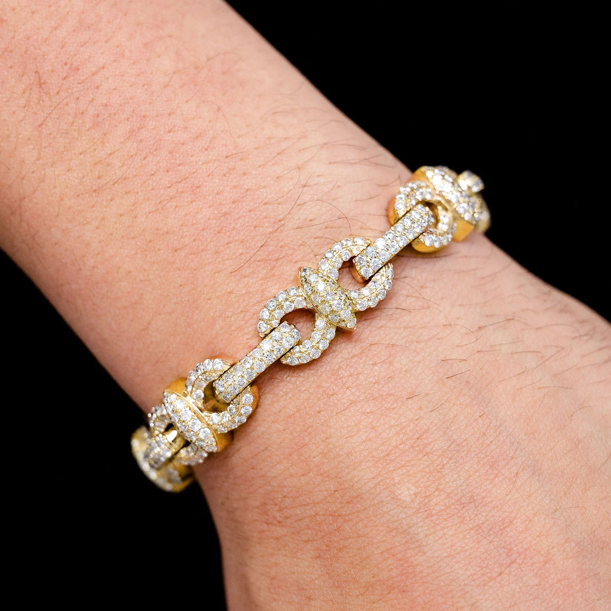 Diamond Infinity Link Bracelet