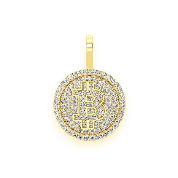 Bitcoin Diamond Pendant