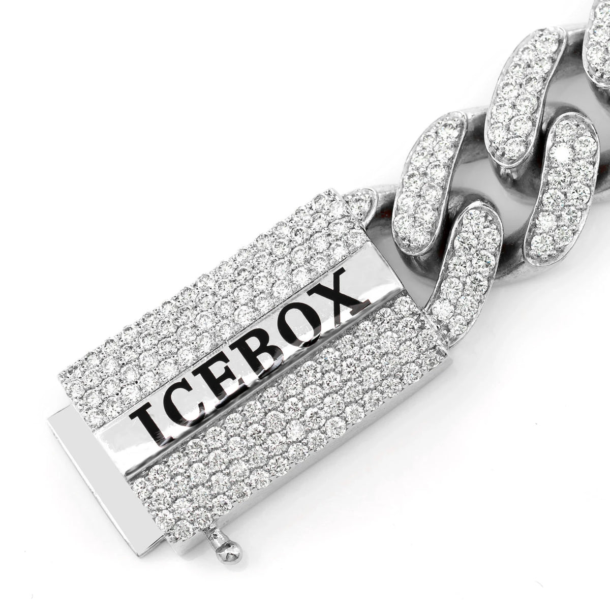 14mm Miami Cuban Link Diamond Bracelet