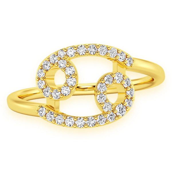 Zodiac Diamond Ring