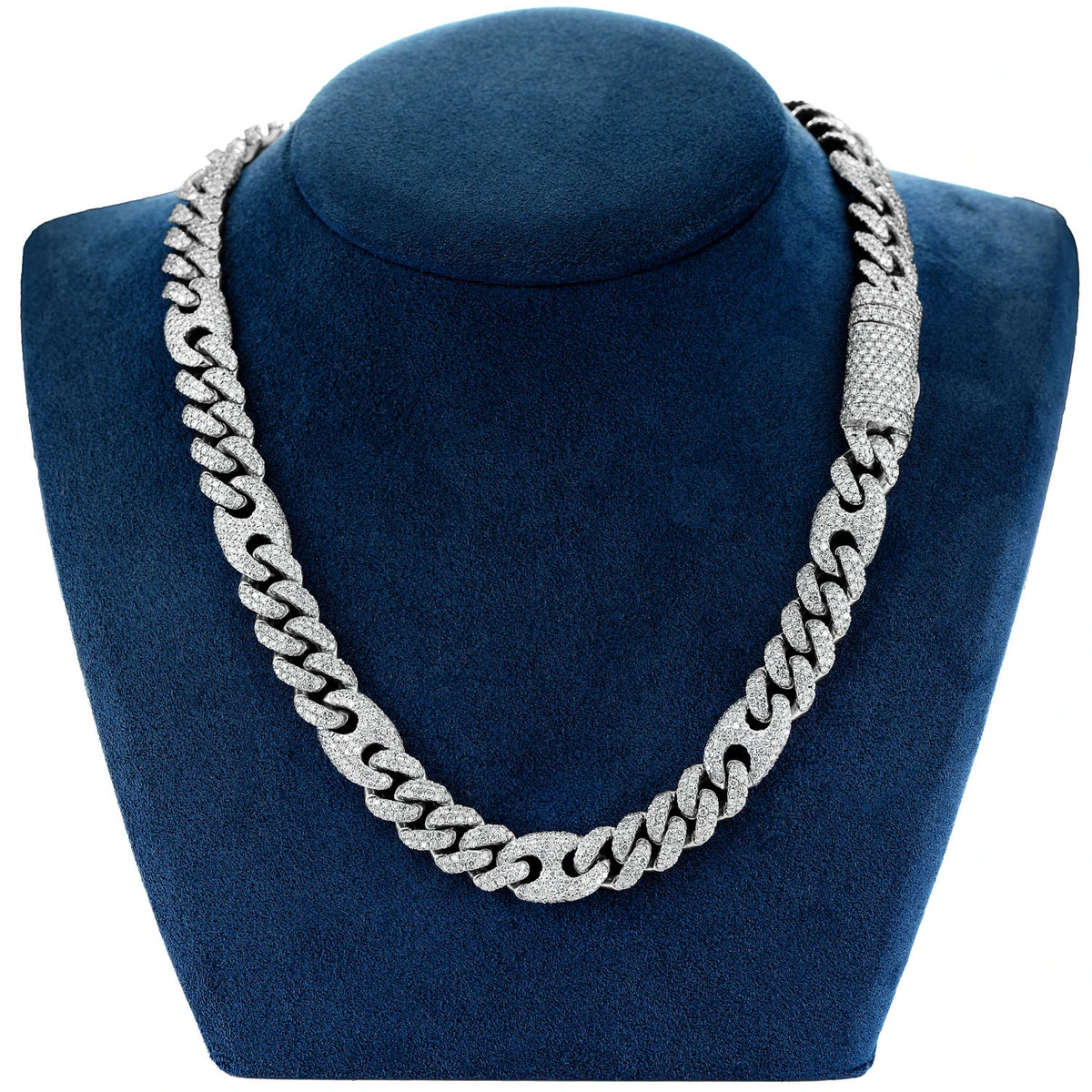 Mariner Cuban Link Diamond Necklace